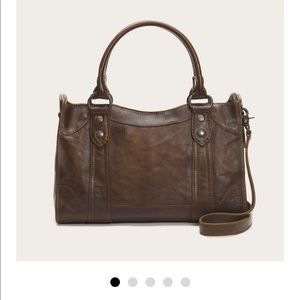 ISO Dark Brown Frye Melissa Satchel